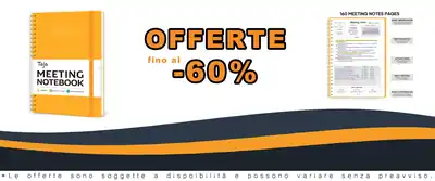 Quaderni per Riunioni 160 Pagine - Organizzatore Progetti