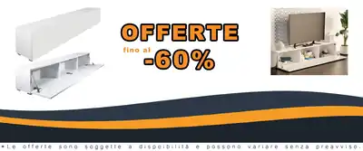 Stipaa TV Moderno Mobili Camera da Letto e Sala Da Vivere Facile Montaggio Funzione Apertura Push Matt Bianco 30x160x30cm